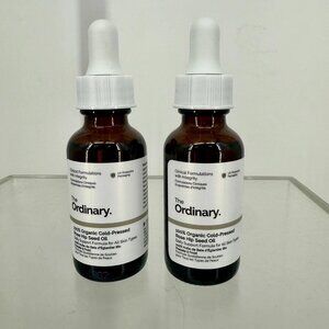 2 Pack The Ordinary 100% Organic Cold-Pressed Rose Hip Seed Oil 1oz — NWOB